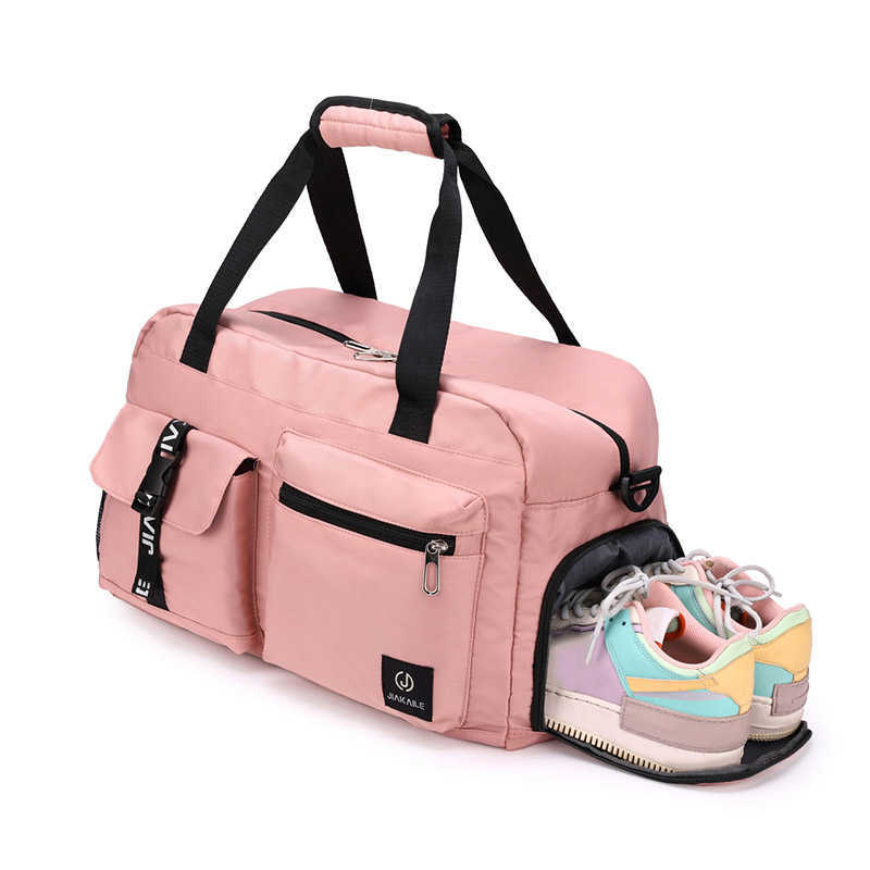 ダッフェルバッグAottla Women's Handbag MultiFunction Travel Bags Casuare Sport Bags for Women 2023大容量肩クロスボディ荷物230223