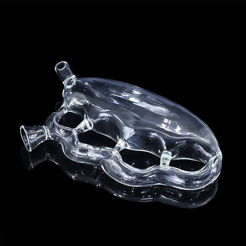 bong in vetro pipa ad acqua con filtro portatile a forma di tigre