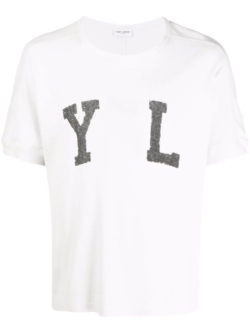 T-shirts pour hommes Vieux T-shirt court à manches courtes pour hommes et femmes imprimé à trois lettres