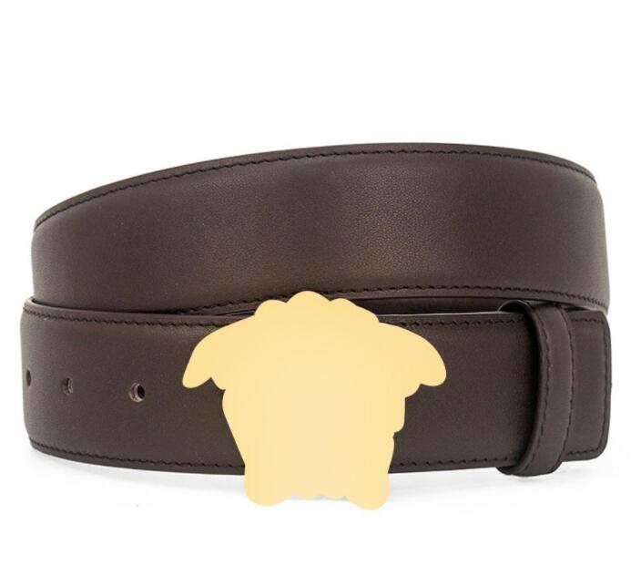 Fashion Belt Man Woman Belts Designer Smooth Gold Sliver Gun Black Buckle Top Quality Cowhide Leather307G