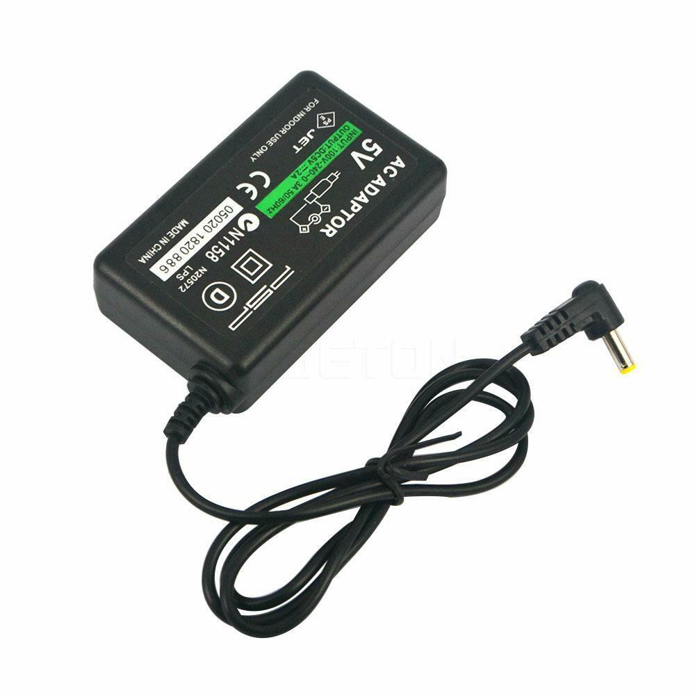 EU/US Plug 5V Hemväggladdare Strömförsörjning AC -adapter för Sony Playstation Portable PSP 1000 2000 3000 laddningskabelkabel