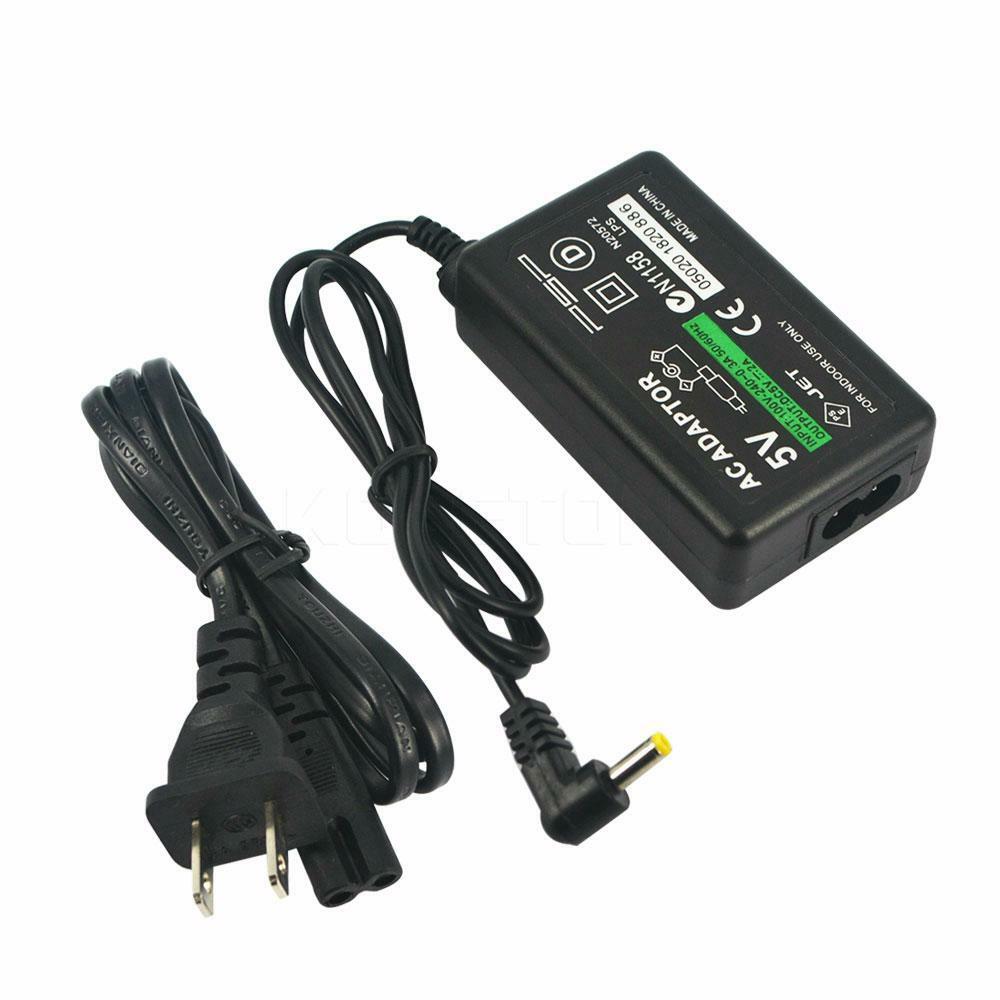 Enchufe europeo/estadounidense 5V cargador de pared para el hogar fuente de alimentación adaptador de CA para Sony PlayStation Portable PSP 1000 2000 3000 Cable de carga