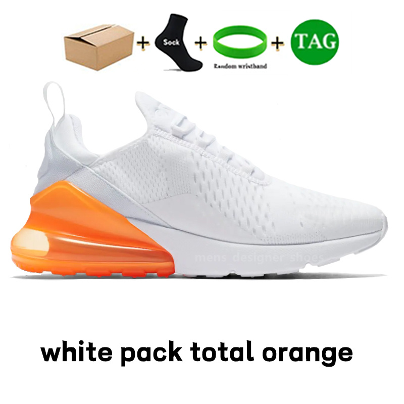 With box 270 mens Running Shoes Designer sneakers triple black dusty cactus habanero red white lime Light Bone Hot Punc summer gradient women men sports trainers