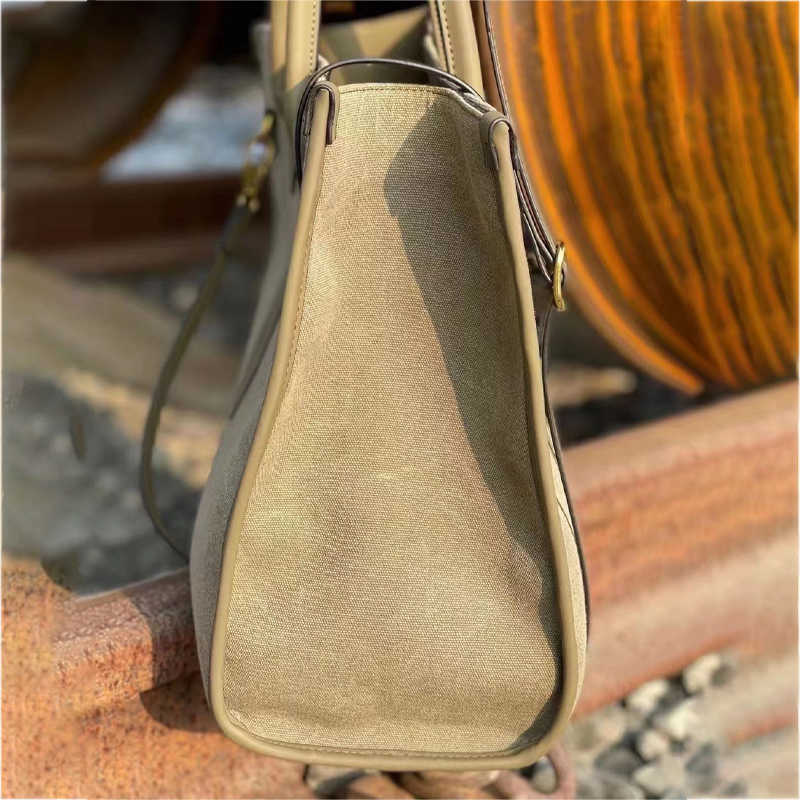 vintage designer Tote Bag men Classic luxury military handBags Oversized Crossbody Bags Large Capacity Shopping Bags women Purse 230224