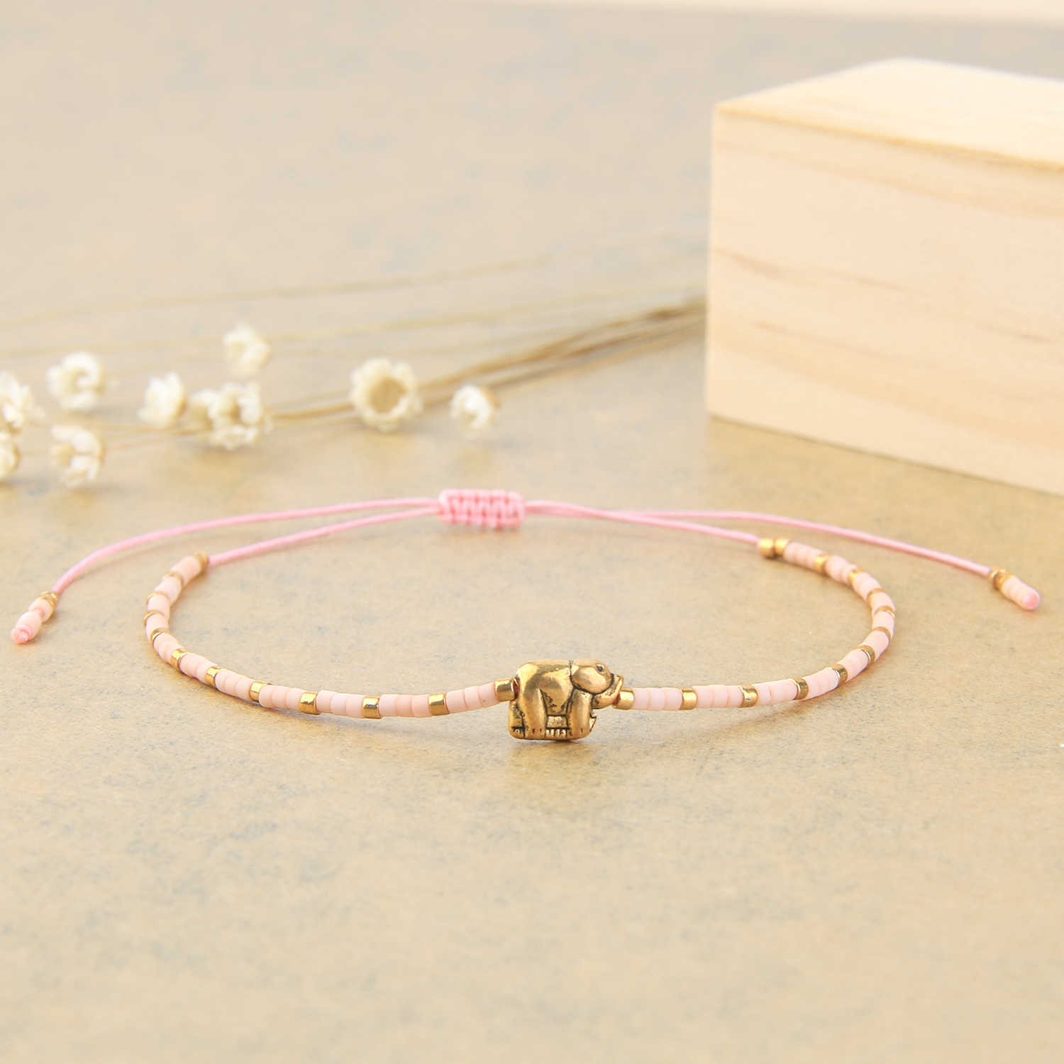 Lien Chaîne KELITCH Miyuki Perles Femmes Bracelets Éléphant Chanceux Bracelet Réglable Pile Manchette Cadeau Couple Bracelet Bijoux De Mode En Gros G230222