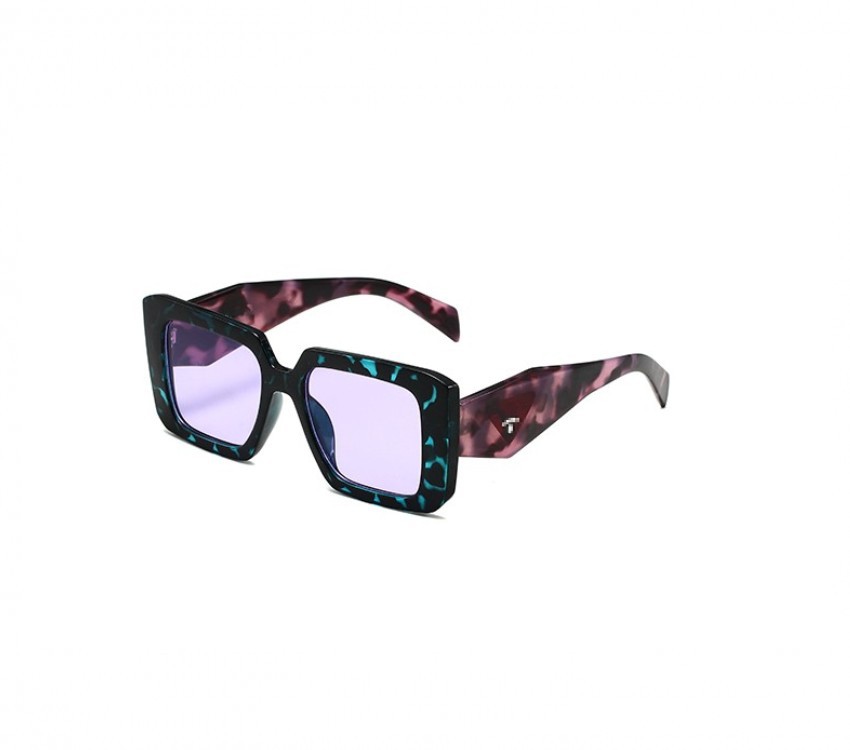 Top rectángulo de lujo Gafas de sol polaroid lente diseñador para mujer Mens Goggle senior Gafas para mujeres marco de anteojos Vintage Metal Gafas de sol