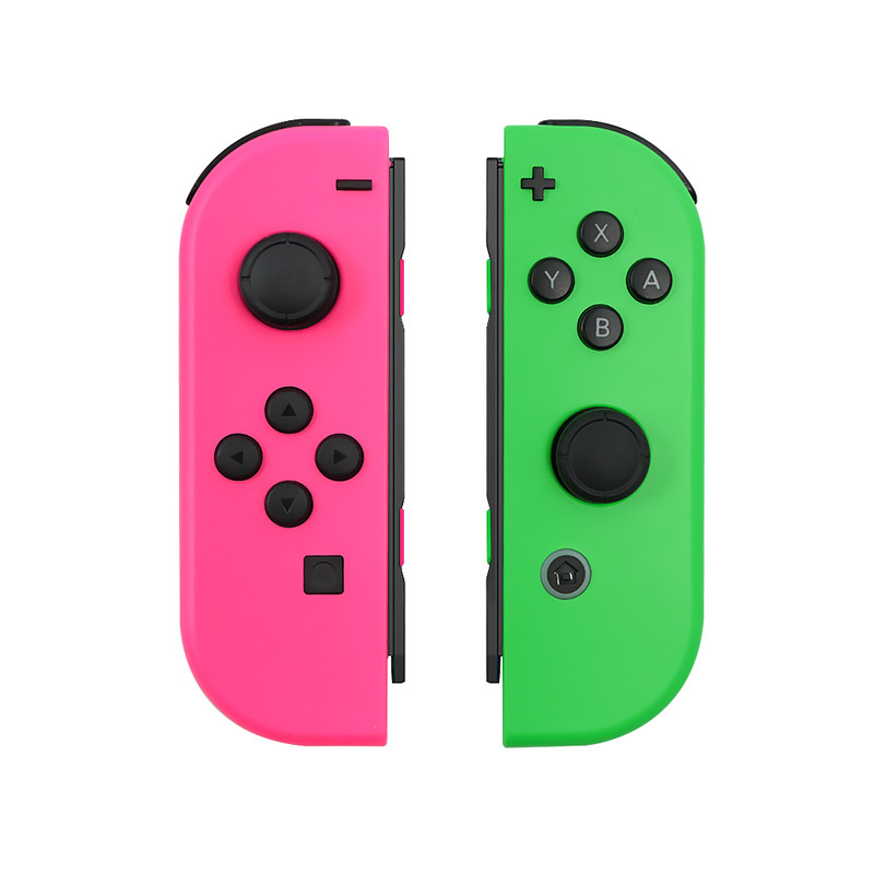 Anahtar Konsolu / NS Anahtarı Gamepads Kontrolörleri Joystick / Perakende Kutulu Nintendo Game Joy-Con için 8 Renkler Kablosuz Bluetooth Gamepad Denetleyicisi DHL Hızlı