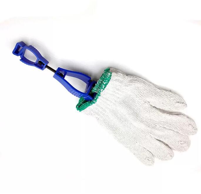 Veiligheidsghandelaar Handschoen Haakhaken Rails Hanger Plastic Working Gloves Clips Werk klem Safety Work Gloves Guard