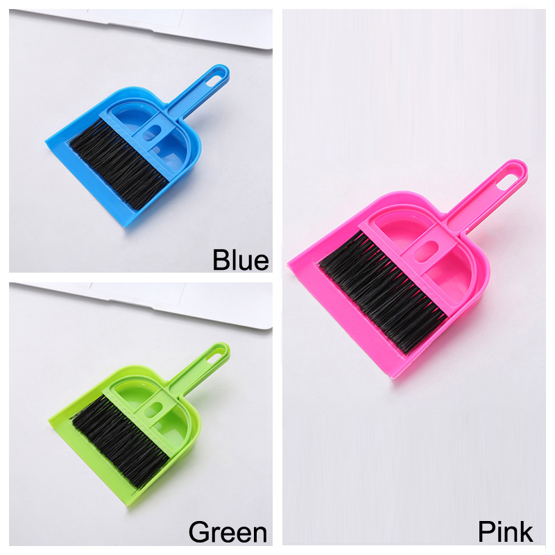 Plastic Dusting Brooms Dustpans Set Mini Computer Keyboard Cleaning Brush Desktop Clean Brooms Computadora Teclado Escritorio Limpiar Escobas