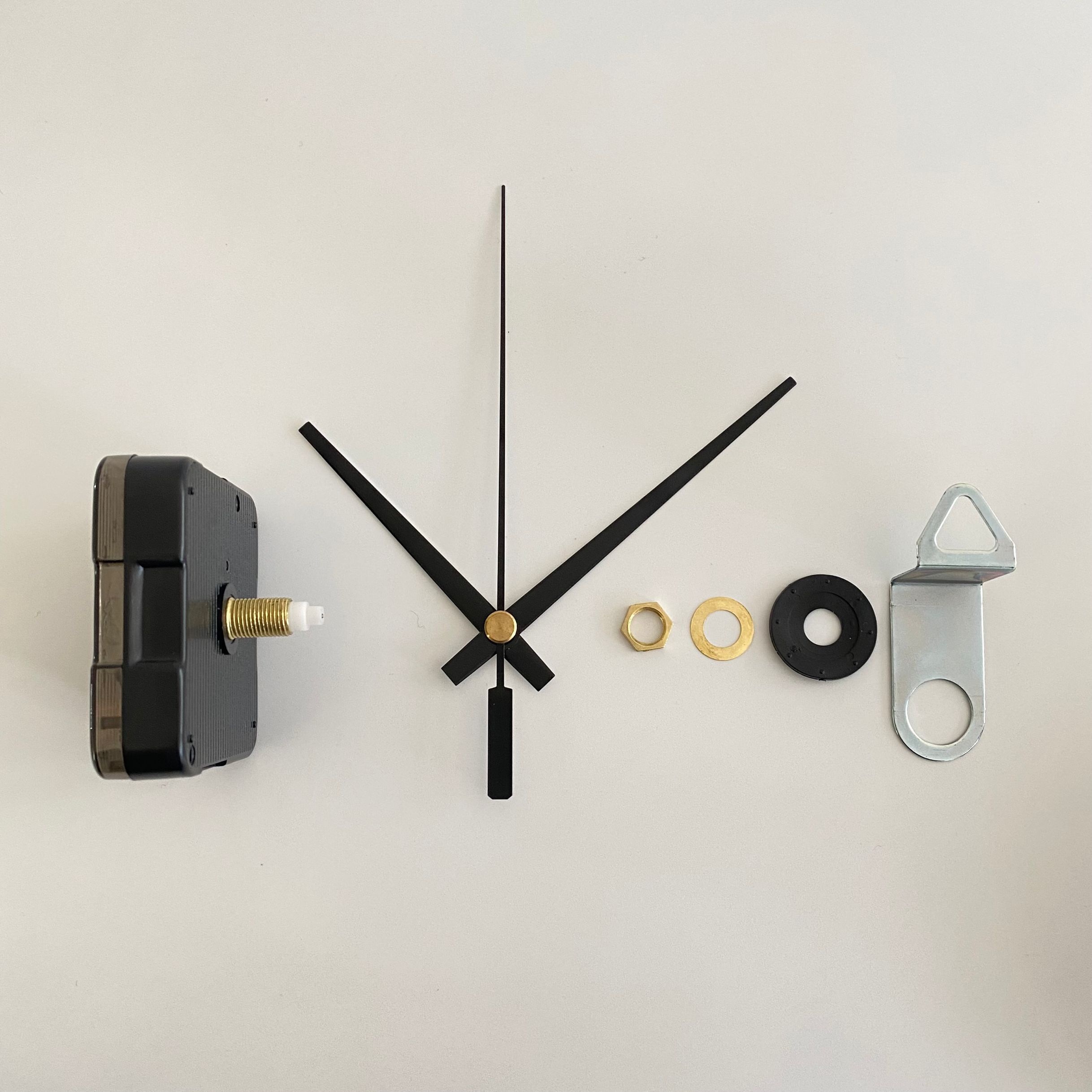 Mécanisme de mouvement d'horloge à Quartz silencieux, bricolage, accessoires de remplacement d'horloge murale avec mains noires, Kits de réparation 6262 5 ensembles 2698