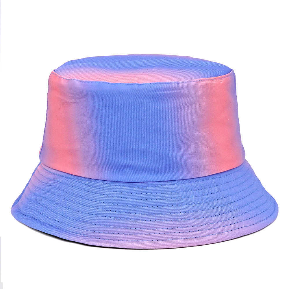 Chapéus largos de borda Novo pescador de moda chapéu homem homem chapé caçadores de balde de pesca reversível verão sol chapéu panamá g230224