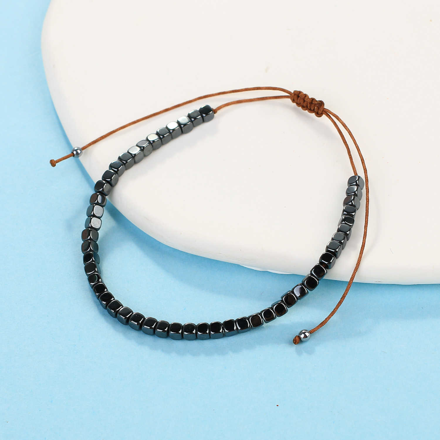 링크 체인 Kelitch New Beded Bracelets 보석 여성 팔찌 부부 팔찌 패션 수제 체인 조절 가능한 우정 선물 도매 G230222