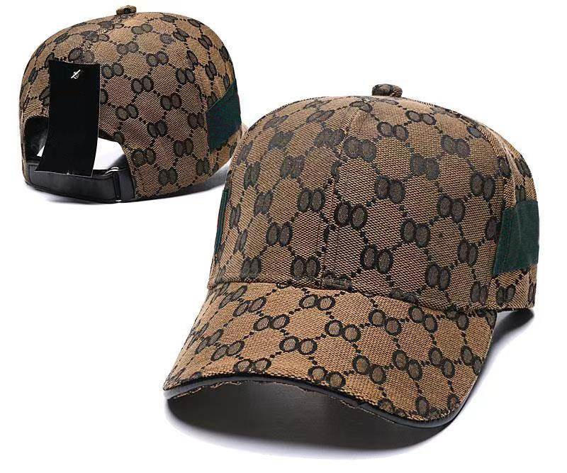 Klassiska högkvalitativa Street Ball Kepsar Mode Baseball hattar Herr Dam Lyx Sport Designer Kepsar 6 färger Framåt Cap Casquette Justerbar Fit Hat