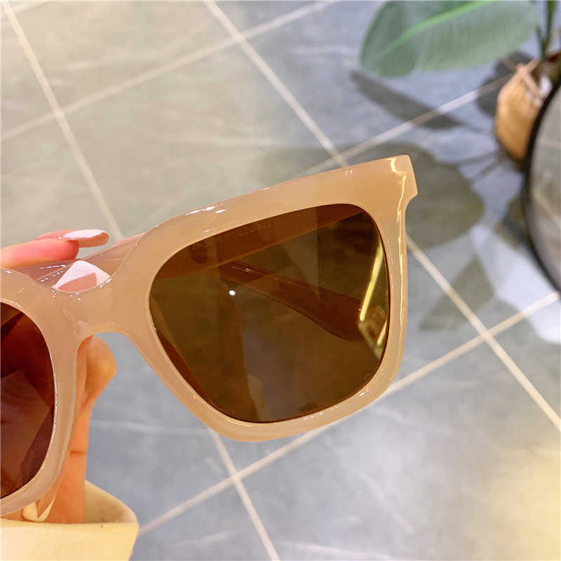 Солнцезащитные очки 2021 Модные квадратные солнцезащитные очки женщины классические ретро красочные винтажные оттенки солнце