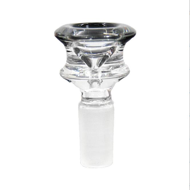 Narghilè 14mm 18mm Ciotole di vetro Mix colore Bong Bowl Pezzo maschio pipa ad acqua Dab Rig Accessori fumatori