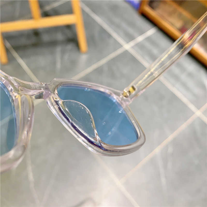 نظارة شمسية مربعة الظلال نظارات الشمس للنساء 2021 تصميم الأزياء خمر