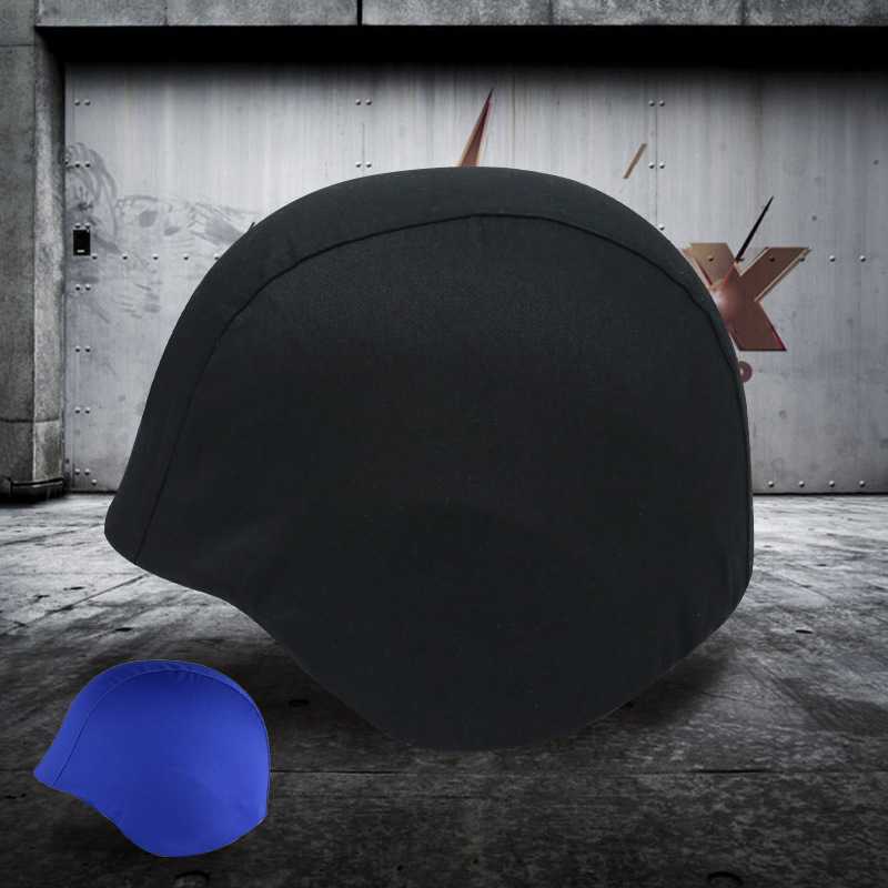 Taktisk hjälmskyddskamouflage huvudbonad med elastisk sladd för militära airsoft paintball accessoarer