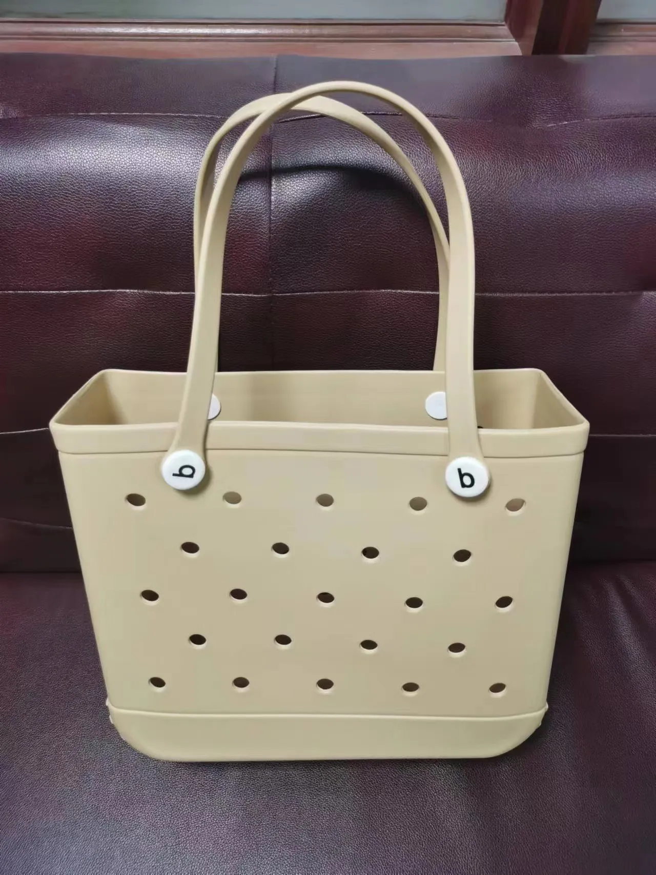 Silicone Bogg Bag Waterdichte opbergmanden Vrouw Eva Garden Tote grote winkelwasbaar strand Purse Eco Jelly Candy Lady Handtassen