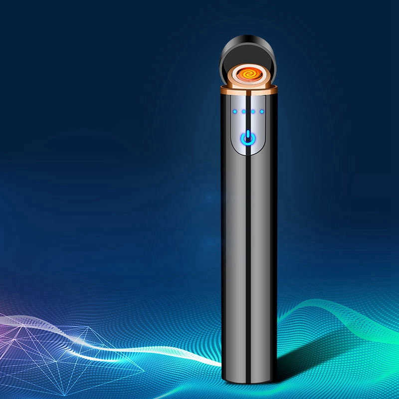 カラフルな防風USB環境充電軽量円筒ペンタイプポータブル革新的なデザインタッチセンシングハーブタバコ喫煙ホルダーDHL