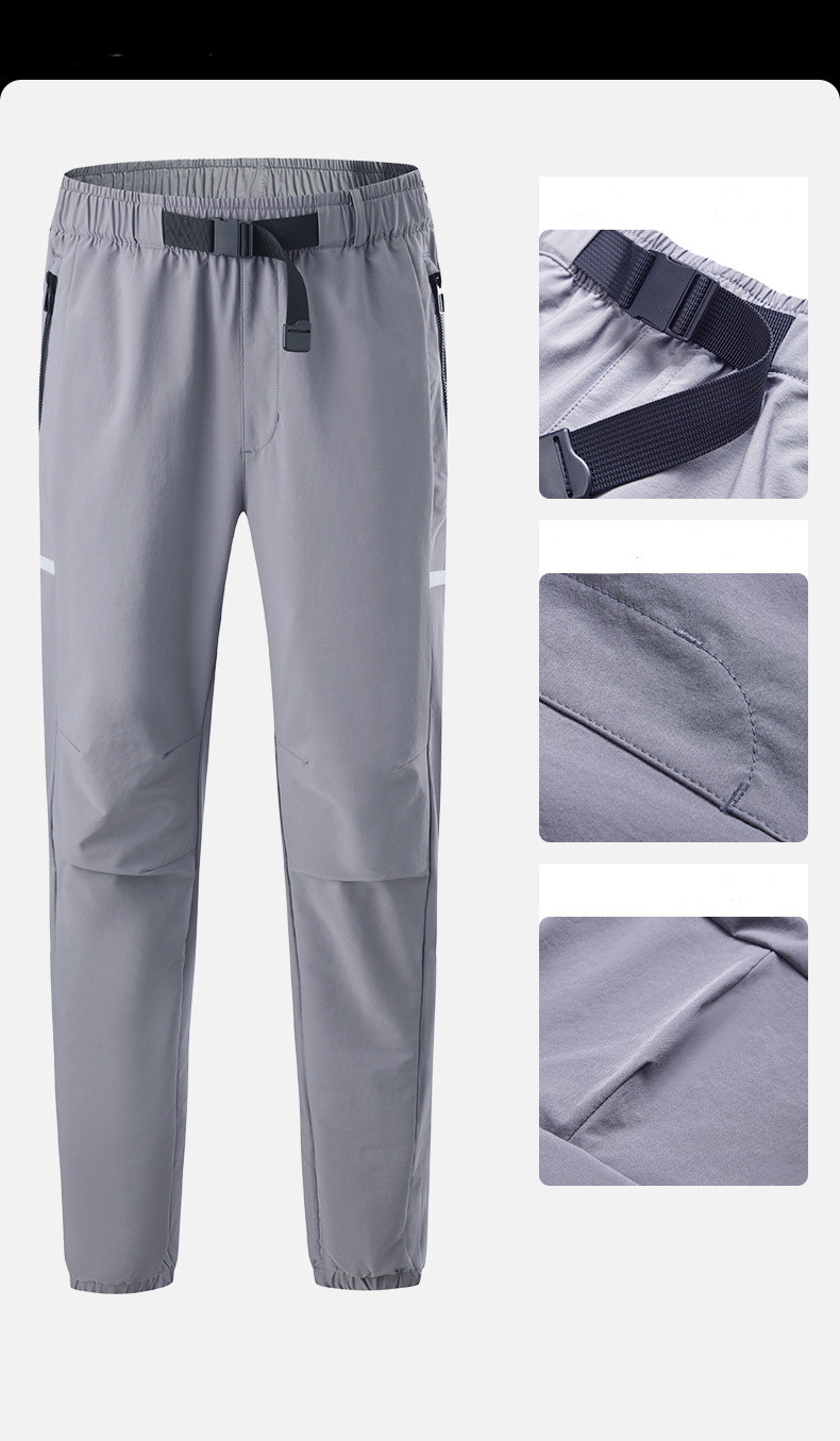 LL Men Jogger Long Pants Sport Yoga Outfit Quick Dry Gym Pockets Sweatpants Trousers Men