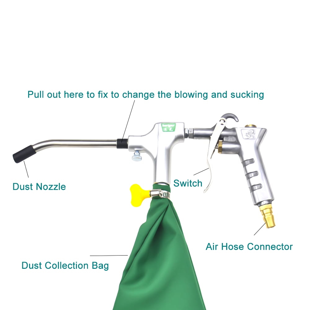 Industriale Potente Strumento di Aspirazione Pneumatica Pistola a Spruzzo Compressore d'Aria Pompa d'Aria Aspirazione Soffiaggio Cenere Aspirazione Macchina Cucire Aspirapolvere