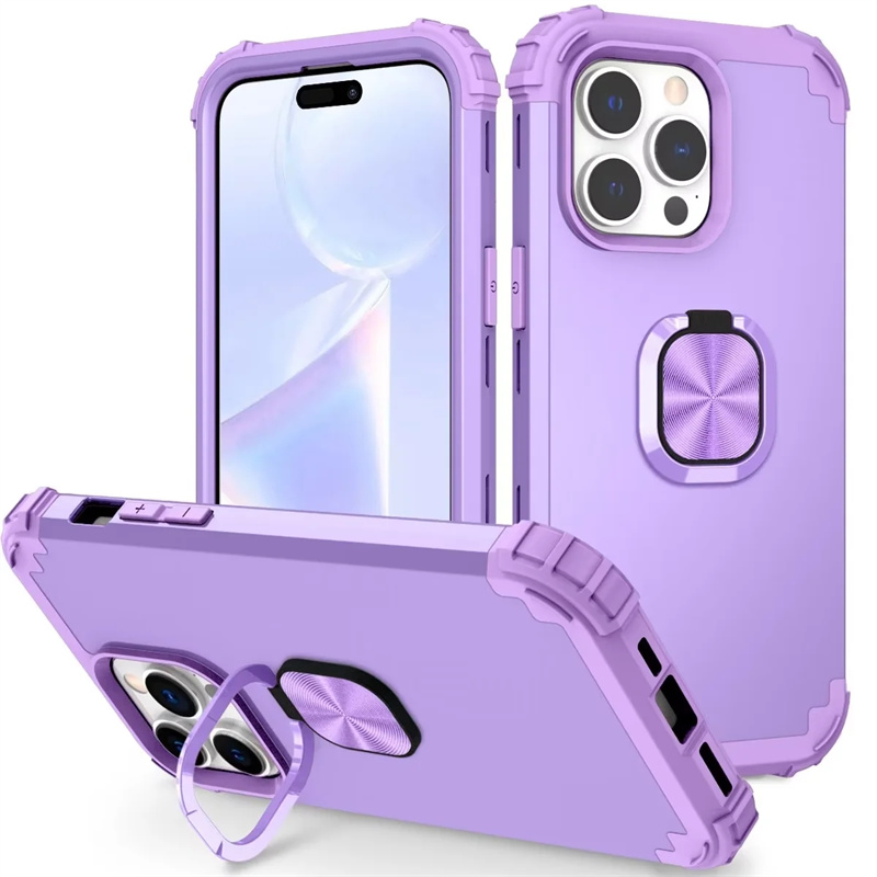 Hibrid 3in1 Kickstand Defender Ring iPhone 14 14plus 14 Pro 14 Pro Max Magnetic Araba Tutucu Sabit PC Yumuşak Silikon TPU Cep Telefon Kapağı