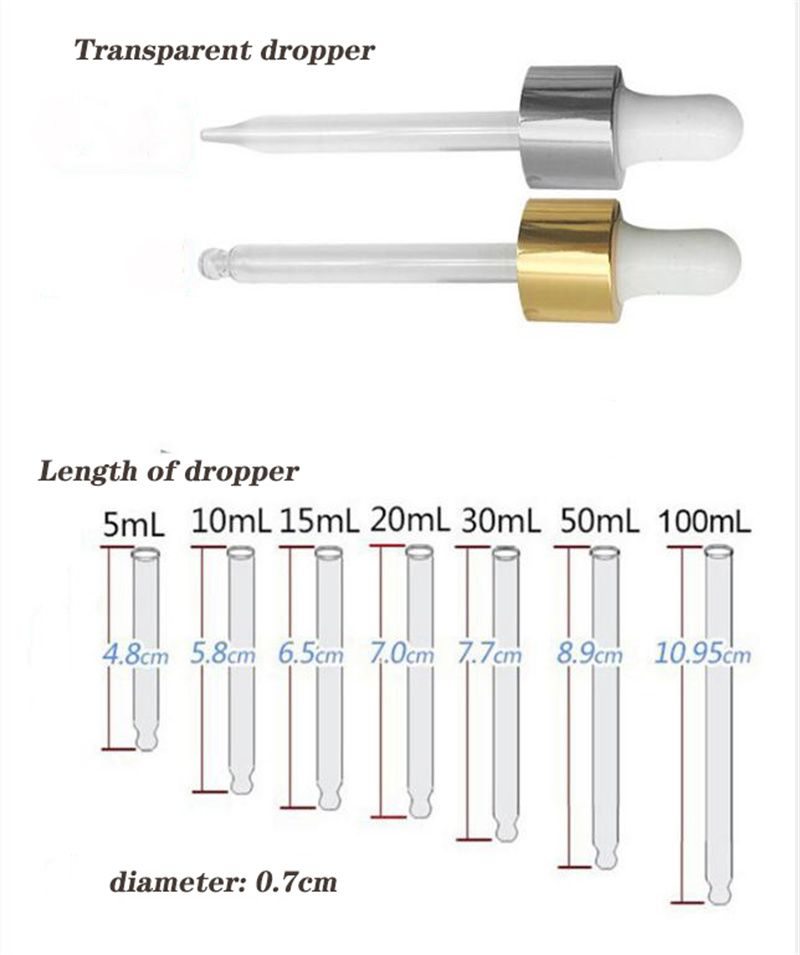 Botella cuentagotas de vidrio de 1 oz, 50 ml, 100 ml, botellas de tintura de vidrio ámbar con cuentagotas para aceites, líquidos, botellas de viaje a prueba de fugas