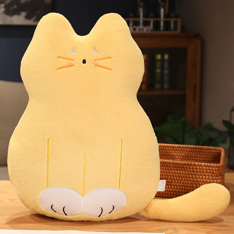 Ładne 48*35 cm kawaii kota pluszowe zabawki nadziewane miękka sofa zwierząt poduszka poduszka poduszka Urocza prezent urodzinowy dla dzieci
