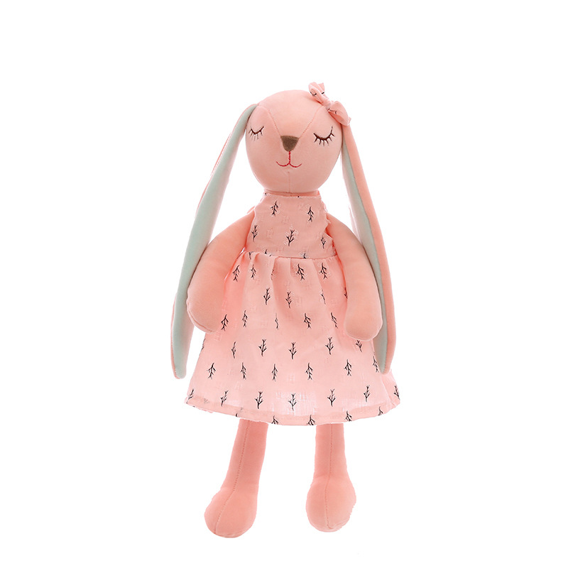 Mignon lapin de pâques à longues oreilles lapin en peluche doux en peluche jouet lapin en peluche poupée jouet cadeau de pâques E23