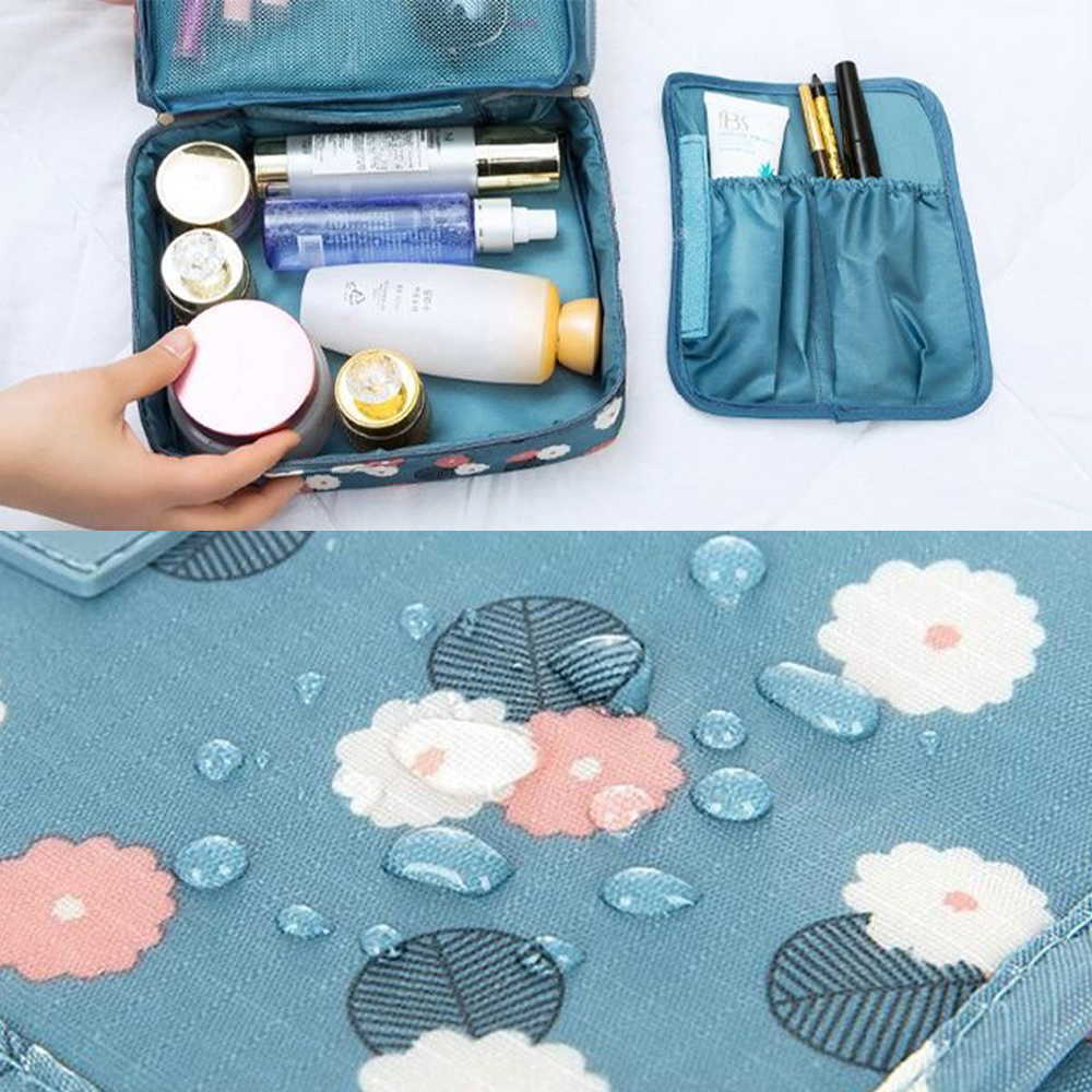 Storage Bags 2023 Women Makeup Bag Toiletrys Organizer Cosmetic Bags Outdoor Travel Girl Personal Hygiene Waterproof Tote Beauty Make Up Case Y2302