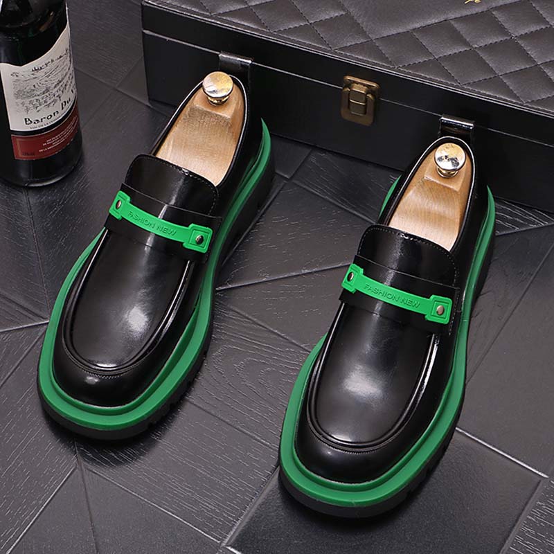 2023 Trend Erkek Elbise Ayakkabıları Renk Eşleşmesi Resmi İş Brogue Ayakkabı Damat Ayakkabıları Men039S Sıradan Ayakkabı2930197