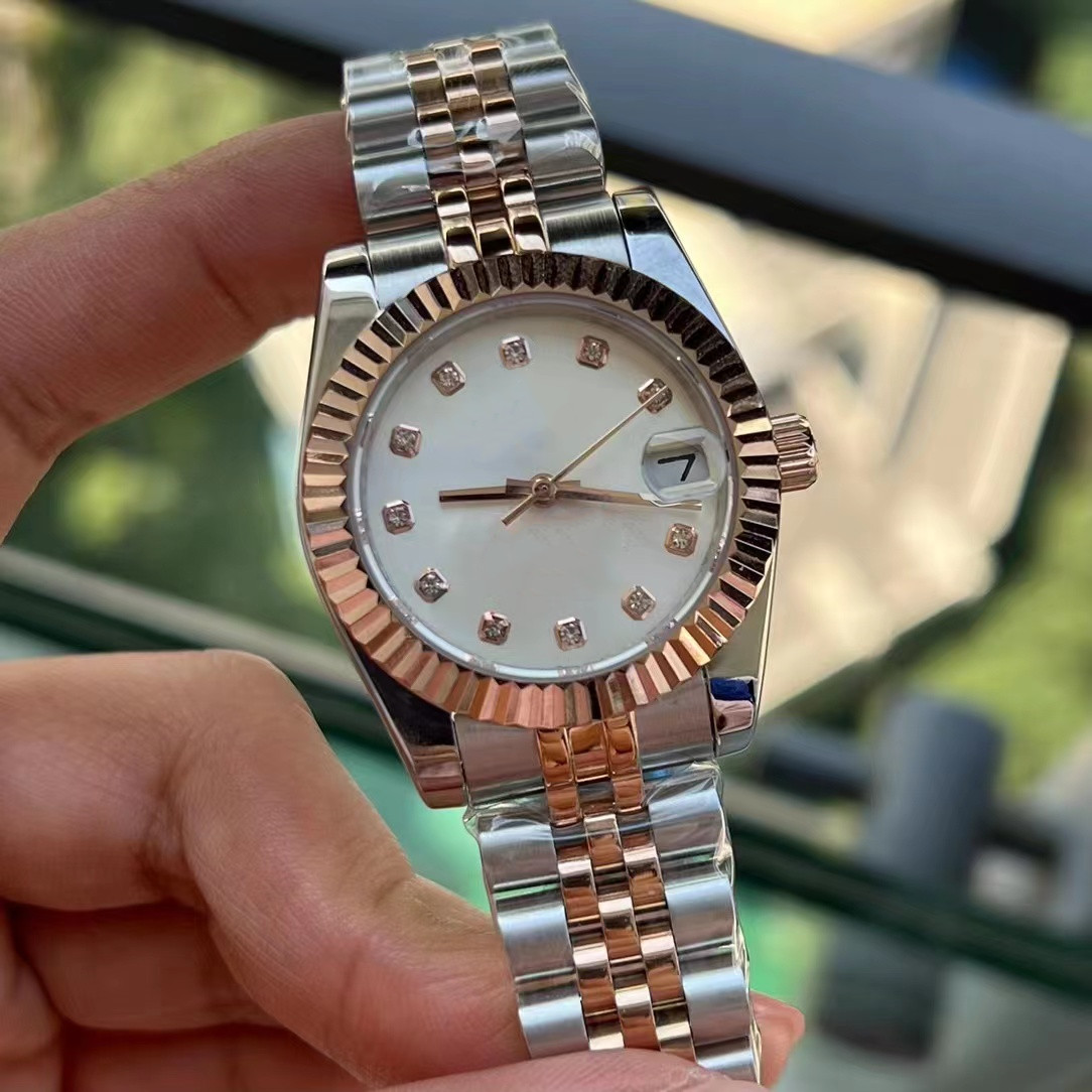 Designer Watch Designer Watch Luxury Fashion de haute qualité 36 mm 31 mm 28 mm mécanique SS 2813 Mouvement automatique Femmes AAA Diamond Watch Montre