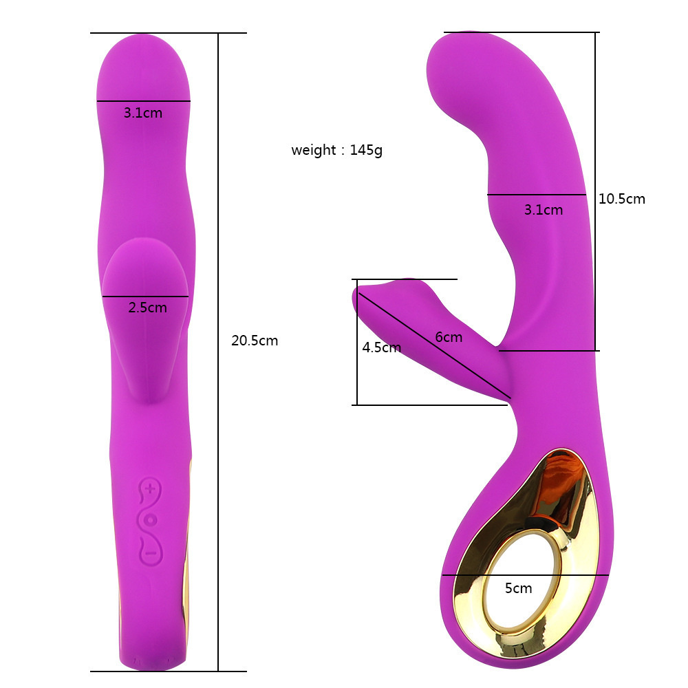 Vibratore doppio rabbit stimolatore g-spot e clitoride donna_voghion.com