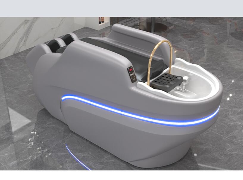 Automatic intelligent electric massage shampoo bed barbershop special hair treatment water cycle nourishing bed salon furniture, salon shampoo bed