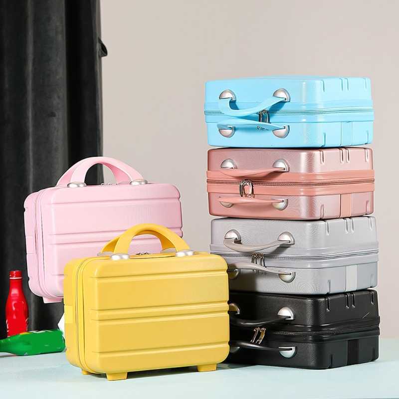 Косметический организатор хранилище сумки для туалебных принадлежностей женщина мини -миш -ручная шейка для багажа маленький портативный мешочек милый чемодан для макияжа Y2302