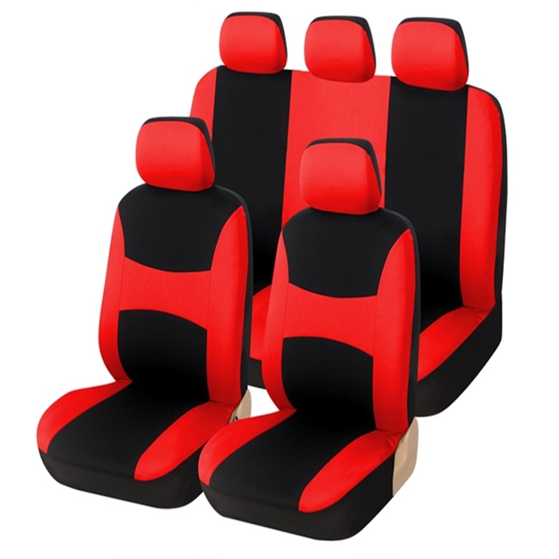 FY Universal Car Seat Covers Airbag Compatibele polyester spons Sponge Materail Zachte en comfortabele autokussen Auto Protector Interieur Accessoires