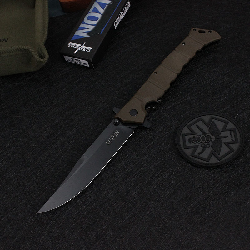 59-60 HRC Camping Hunting Cold Steel Luzon Knife 8cr13mov Bladeoutdoor Militaire redding Tactisch vouwmes