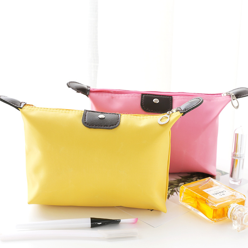 Bolsa de cosméticos portáteis para mulheres coloridas à prova d'água novas bolsas de armazenamento de bolsas de bolsas de massa de bolsas de beleza fofas