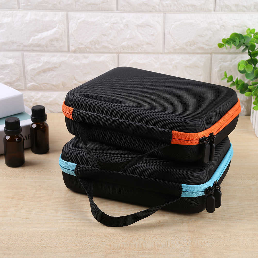 Storage Bags 30 Compartments 10ML Essential Oil Bottle Bags Storage Case Protects Portable Travel Carrying Box Organizer Holder Y2302