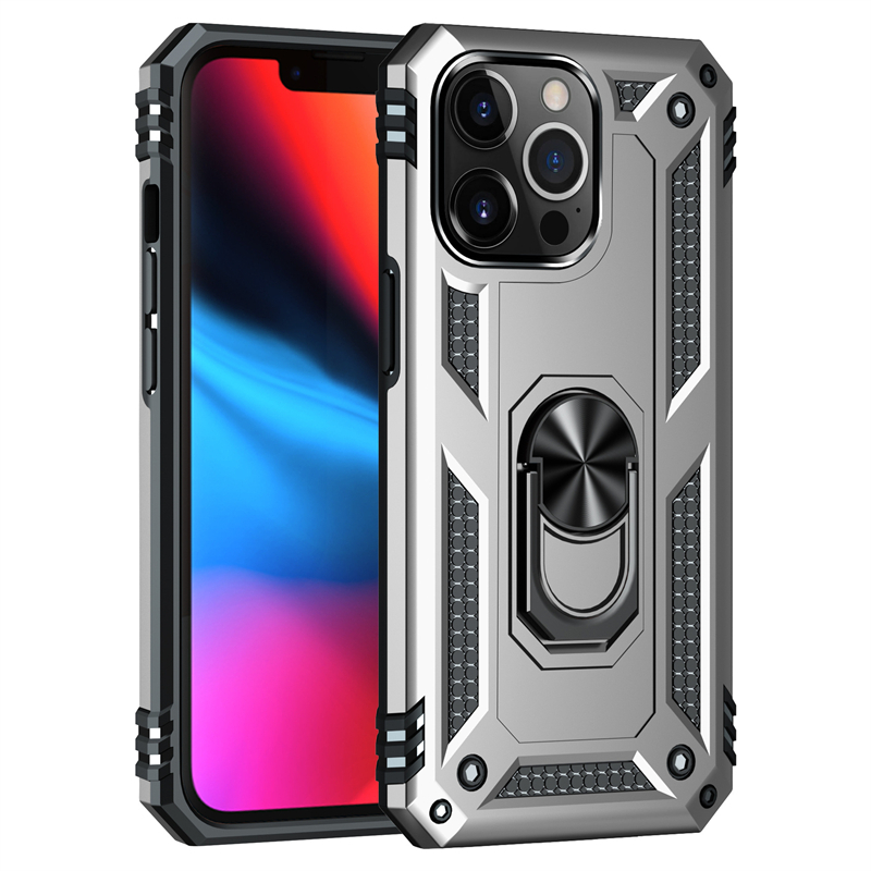 TPU PC Kickstand Telefoonhoesjes voor iPhone 14 Back Cover