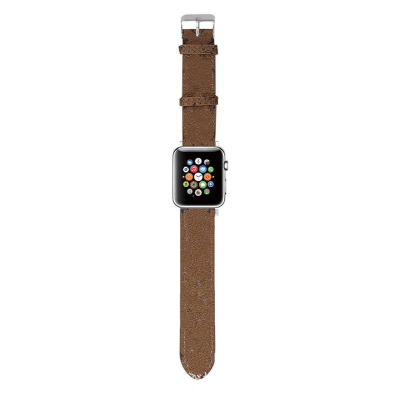 Pour Apple Watch Strap Bracelet de mode 38 mm 40 mm 41 mm 42 mm 44 mm 45 mm Série de montres Bracelet en silicone Fleur corticulaire Style à la mode