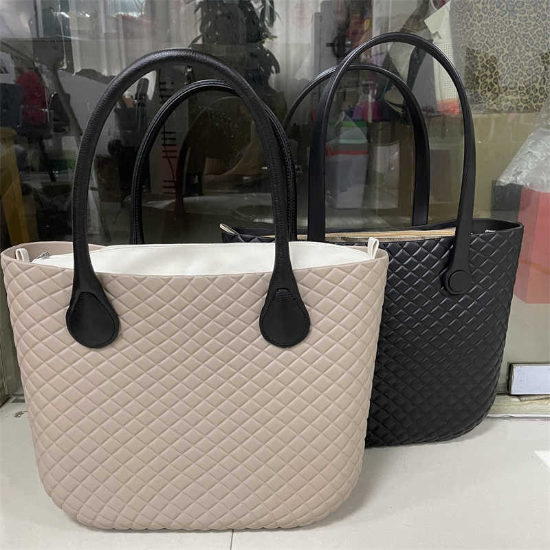 Borse da spiaggia Borsa da donna Borsa nera Borsa Tote Moda Nuovo stile Donna Manico superiore 2021 0228