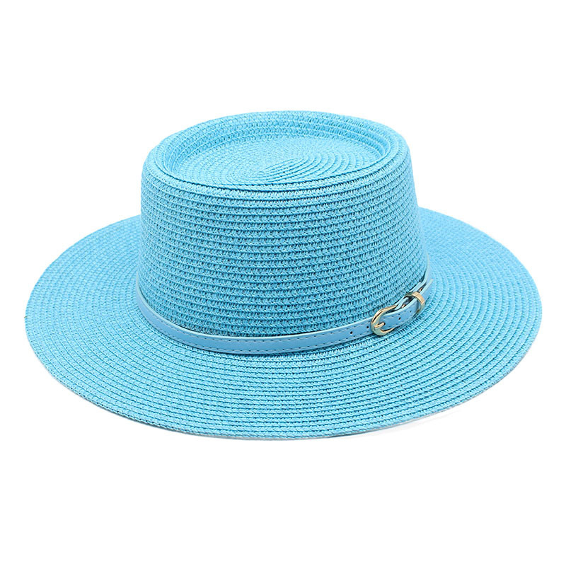 Chapéu de palha de verão Ladies Beach Seaside Travel Hat Hat Holiday Sun Protection Big Eaves Fisherman Hat Panamá Ladies Sun Hat Hat