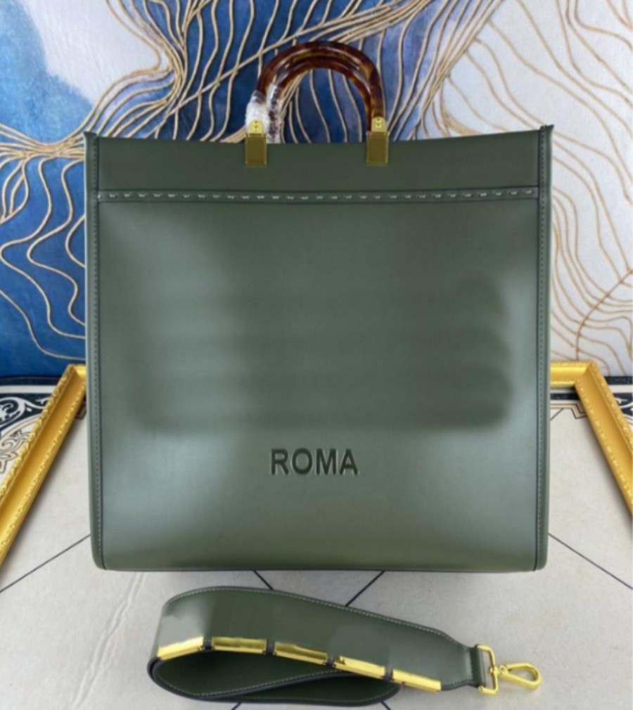 Totes Borse a tracolla Borsa da sera Materiale in pelle ambra doppio manico grande capacità lettera decorativa Borsa da donna universale da uomo Tote 2023 40 cm 35 cm