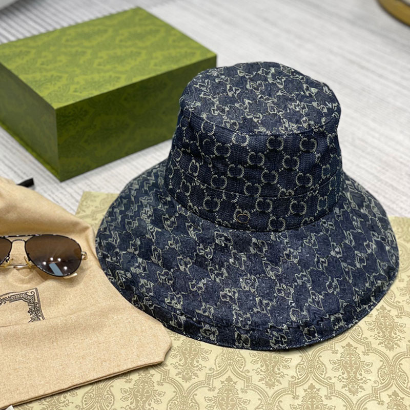 Projektanci Kapelusze typu Bucket Luksusowe Klasyczne Kapelusze z szerokim rondem Jednokolorowe Kapelusze przeciwsłoneczne z literami Fashion Party Trend Travel Buckethats Hundred Hat Top Level good