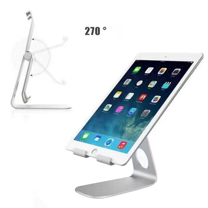 270 degrés rotatif en aluminium Mobile Tablet Tablet support de support pour iPad Pro Air Mini 4