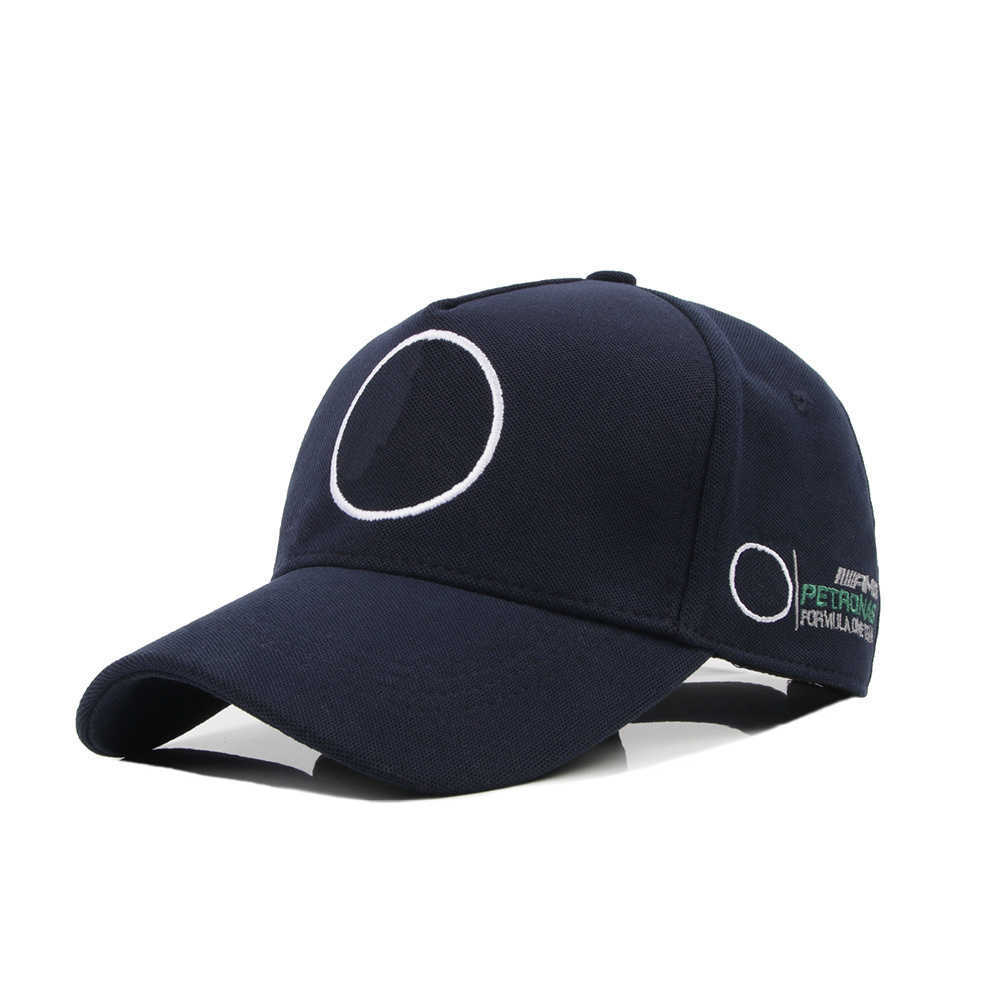 Top Caps Açık Spor F1 Yarış Takımı Şapka Beyzbol Kapağı Mercedes Pamuk Nakışına Uygun Snapback Unisex Business Hediyesi L23255o