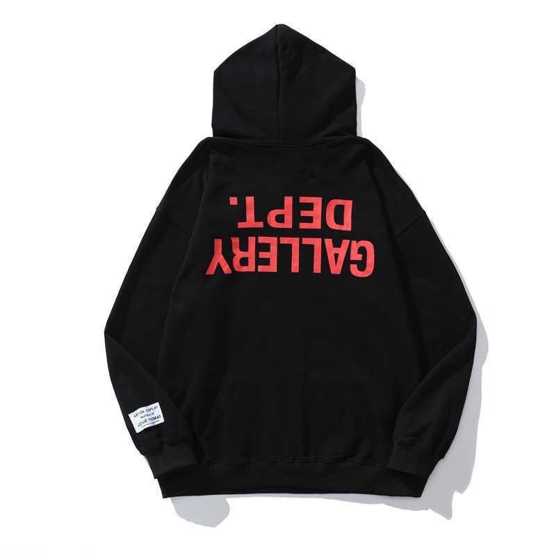 Fashion Brand Luxury High Street Style Ins Trend Loose Hooded Sweater for Men and Women Fog