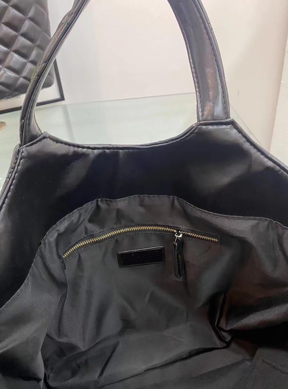 Designer Bag Tote Bag Icare Handväskor Kvinnor Koppling läder Messenger svart crossbody mode Stora shoppingväska