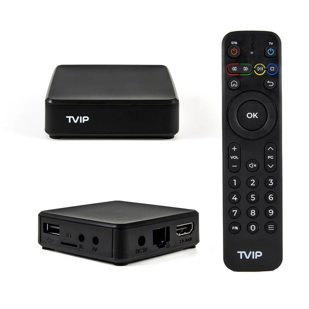 Nouveau TVIP710 Smart Box Android 11.0 TV BOX 4K HD 1G 8G Amlogic S905W2 TVIP 710 avec lecteur multimédia USB WiFi VS TVIP530 décodeur